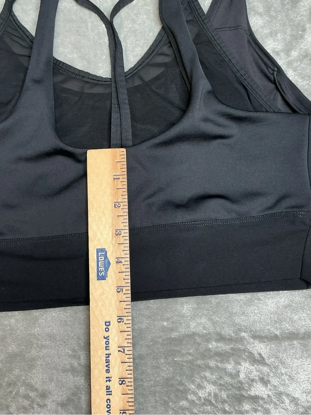 ALO Yoga Black Strappy Sports Bra